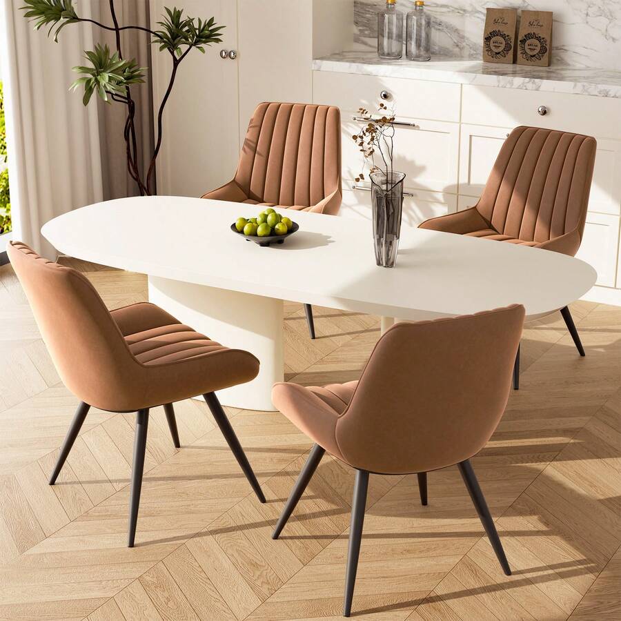 Dining Chairs - Brown - View 1