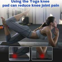 2 szt. antypoślizgowe ochraniacze na kolana i łokcie do ćwiczeń w domu, maty do jogi, antypoślizgowe maty do jogi, medytacji, podróży i fitnessu - lekkie i przenośne podparcie kolan, odpowiednie dla wrażliwych stawów, do ochrony stawów