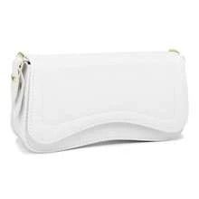 Women's Baguette Shoulder Bag - 白色 - 查看 5