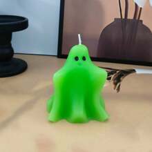 1 Stück, 17 Formen Halloween Geist duftende Kerze, Heimdekoration, Feiertagsgeschenk, Badezimmer Duft