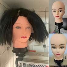 Perfect Mannequin Head For Wig Display, Hairdresser Practice, Eyewear Showcasing, And Makeup Application Training - Apricot - View 2