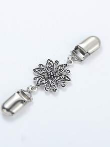 4/6pcs Vintage Sweater Shawl Clips Retro Cardigan Collar Clips Dress Shirt Brooch Clips For Women Girls Wearing | 6 Styles