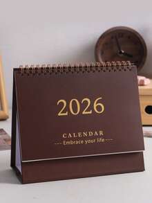 1 件 2026 年简约英文版日历、桌面记事本装饰、返校、学校用品 - 均碼 - 查看 18