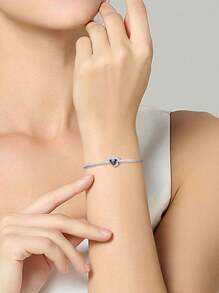 Disney Dije de carroza encantada con diamantes de laboratorio para el 100º aniversario de Disney, apto para brazaletes, joyería de plata 925 para mujeres