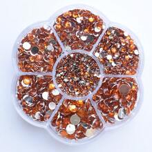 5000顆/盒 2mm 3mm 4mm 5mm 6mm 樹脂圓形平底水鑽 多色水晶寶石 非熱黏 DMC 珠飾玻璃石 3D 圖案設計配件 亮粉美甲貼紙裝飾 適用於衣服、包包、鞋子、杯子、手機殼、手工 DIY 裝飾 美甲用品 美甲珠飾 美甲寶石 美甲飾品 - 彩色 - 查看 27