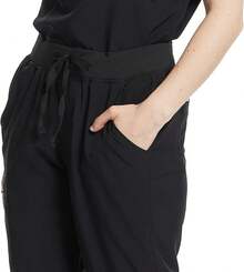 World Scrubs For Women Set - Stretch Scrub Top & Pants With 8 Pockets, Yoga Waistband, Anti Wrinkle, Slim Fit - Hot Pink - View 7
