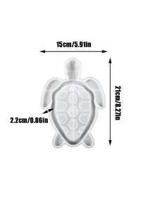 1 Khuôn silicon hình con rùa Khay đựng đồ trang sức Khuôn đúc thạch cao trang trí Epoxy - trắng - Xem 3