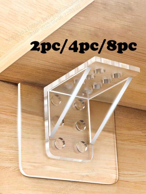 2pcs/4pcs/8pcs Screw-Free Large Size Shelf Brackets