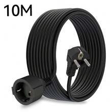 CILIA 1pc Schuko Extension Cord With 1 Socket (3m/5m/10m) - PVC - EU Power Cable - View 4