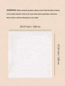 3pcs Multicolor Crepe Baby Swaddle Blankets, Stroller Windshield Cover, Baby Swaddle