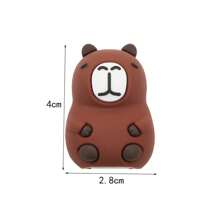 1 pieza Sacapuntas de lápiz con diseño de oso de dibujos animados, herramienta de afilado de lápices como premio para estudiantes