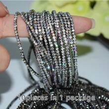 10 Peças Conjunto de Pulseiras de Cristal para Mulheres