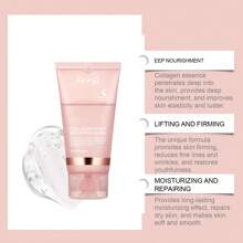 Máscara de Sono Enroladora de Colágeno da Noite, Máscara Facial de Gel Profundamente Hidratante, Máscara Facial Hidratante