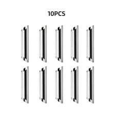 10/20/30 piezas Juego de moldes de pan de acero inoxidable, moldes de horneado cónicos inclinados de acero inoxidable, moldes tubulares inclinados para pasteles daneses, moldes antiadherentes para cuernos de crema, adecuados para pasteles daneses, rollos de crema, croissants