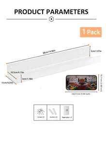 2 Packs White Acrylic Kitchen Storage Rack Spice Rack Organizer For Kitchen Wall Spice Rack Organizer Wall Mounted Storage Rack