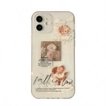 Religious Vintage Rose Angel Case For IPhone 15 IPhone 16 IPhone 16 Pro Max