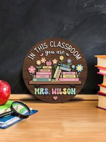 Personalized Teacher Name Door Sign2-Styles, Teacher Appreciation Gift, Custom Teacher Name Door Hanger, Classroom Decor, Teacher Gift, Welcome Sign,Back To School,School Supplies,School Supplies,Back To School,School Gift,For Office,For School,For Classroom,For Teacher Gifts,For University,For Colleague,For Dorm Rooms,For Teacher,For Boys And Girls,For Teenagers,Junior High School Students,Middle School Students,High School Senior High School Students,College Students,University Students,Freshman,Sophomore,Underclassmen