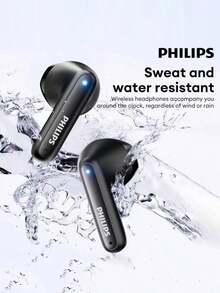 Philips TAT1199 d'origine Casque stéréo sans fil Bluetooth V5.4 Casque de jeu à latence ultra-faible Écouteurs de sport étanches Nouveauté - TAT1199 - Voir 6