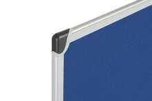 Bi-Office Tablero de fieltro Serie Maya W - 90 X 60 Cm, superficie de fieltro azul, marco de aluminio - Azul - Ver 4