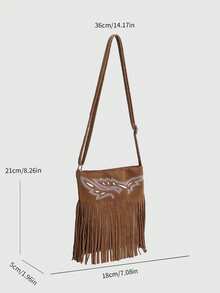 Borsa a tracolla vintage con nappine per ragazze dai 14 anni in su, mini borsa a tracolla: leggera, grande capacità, cinturino regolabile, di moda per l'uso all'aperto