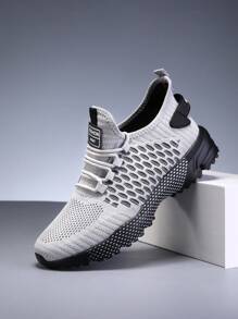 Spring/Autumn Men Sports Shoes Lace-Up Breathable Mesh Sneakers