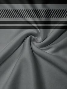 Men's Summer Business Casual Striped Short Sleeve Polo Shirt - Multicolor - View 7