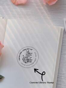 Timbro librario in legno personalizzato | Timbri di libreria personalizzati per acquirenti globali, Timbro di libreria in legno personalizzato | Timbri per libri personalizzati per amanti dei libri, Timbro per libri con fiori personalizzato in legno | Sigilli di libreria in legno per regali, ritorno a scuola, forniture scolastiche