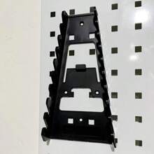 Multi-Slot Plastic Tool Hanger Wrench Rack, Multifunctional Pegboard Plastic Tool Hooks