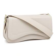 Women's Baguette Shoulder Bag - Beige - View 3