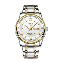 Mens Automatic Watch Mechanical Luxury Dress Watch Moon Phase Day Date Watch Gift,Men's Fashion  Watch - Kiểu 1 - Xem 4