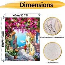 1pc DIY Acrylic Paint By Numbers For Adults On Canvas, Paint By Numbers For Adults Acrylic Kits With Frameless, Paint By Numbers For Kids, Painting By Numbers For Adults, Painting Kits, Oil Paint Number For Kids, Hobbies And Crafts For Adults, Diamond Painting Accessories, Diamond Painting Kits, 5D Diamond Art, Diamond Painting Set, Diamond Art Kits , Home Decor Set(16x20inch, Frameless)