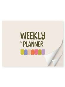 1 Pc Habit Trakcer Planner Notebook Undated 12 Months Daily Weekly Monthly Habit Tracker Journal Boost Work Productivity Health Management Skill Development And Personalized Experience, Office Use Gifts Back To School Supplies