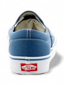 Vans 经典男士低帮运动鞋，合成革缓震舒适透气，适合上学、滑板、驾驶、日常穿着，海军蓝 VN000EYENVY1 - 海軍藍 - 查看 6