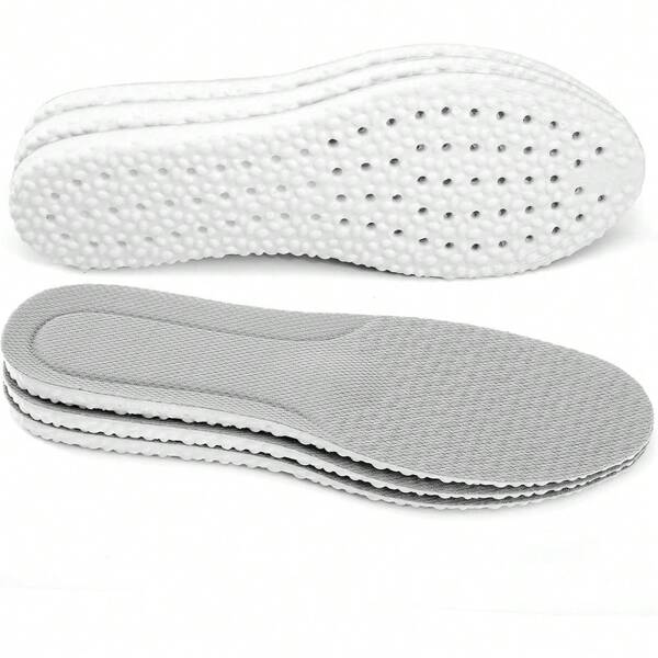 Semelle interne anti-odeur de sport sans fatigue prolongée à la maugréenne pour hommes et femmes, absorbant la transpiration, respirante, semelle interne ultra douce et amortissante