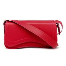 Women's Baguette Shoulder Bag - Merah - View 4