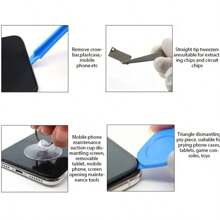 Juego de herramientas de 41 en 1 con barra de palanca, cuchilla, destornillador de plástico multifunción para reparación de , Android, smartphone, tableta, laptop