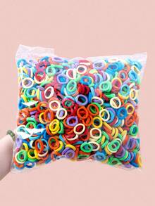 200/100/20 Băng đô nylon nhiều màu cho bé gái, dây buộc tóc co giãn cơ bản đơn giản, thích hợp cho học sinh dùng làm dây buộc tóc đuôi ngựa, sử dụng hàng ngày và dự tiệc - Nhiều màu - Xem 14