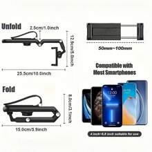 Car Sun Visor Phone Mount, Multifunctional Car Phone Holder For Navigation, Universal Direct View Phone Bracket (Black, Green) Compatible With IPhone, Android Phone, Gift For Birthday, Family, Friends Car Accessories Compatible With IPhone, Android Phone, Gift For Birthday, Family, Friends