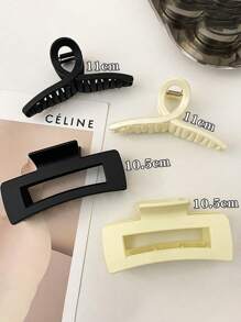 5pcs/Set Versatile Hair Clips In Various Styles And Colors For Women, Suitable For Daily, Party, Commuting, Vacation, Washing Face, Makeup And Outfit Matching Fashion Hair Accessories Beauty Claw Clips Casual Hair Claw