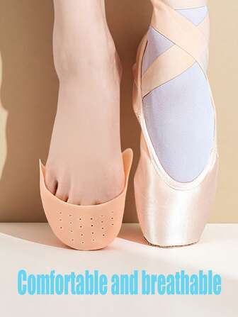 Suricat 1 Pair Silicone Ballet Toe Pads, Toe Cap Protector For High Heels, Anti-Friction Toe & Forefoot Cushion Insoles