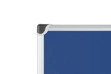 Bi-Office Tablero de fieltro Serie Maya W - 90 X 60 Cm, superficie de fieltro azul, marco de aluminio - Azul - Ver 3