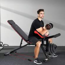 Weight Bench, 800lbs Adjustable Weight Bench Press For Full Body Workout, Exercise Sit Up Bench For Home Gym Strength Training, Flat Bench With With Leg Extension, Preacher Pad, Fast Adjustment - 800lbs - View 9