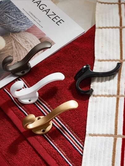 Simple Single Wall Hook, Minimalist Hanging Clothes Hook For Entrance, Wardrobe, Bedroom, Bathroom, Gold Color Wall Mounted Coat Hanger