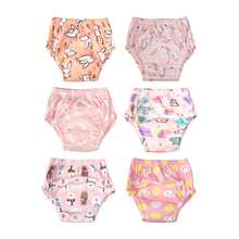 6pcs/Pack Celana Latihan Toilet Anak Lembut - Dapat Dicuci, Sepanjang Musim, Warna Campur, Untuk Latihan Toilet Bayi/Balita - MultiWarna - View 23