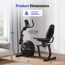 MERACH Recumbent Exercise Bike For Home Gym With Smart Bluetooth And Exclusive App Connectivity, LCD, Heart Rate Handle, Magnetic Recumbent Bikes Exercise Equipment - S23 Next-gen Recumbent Bike - View 9