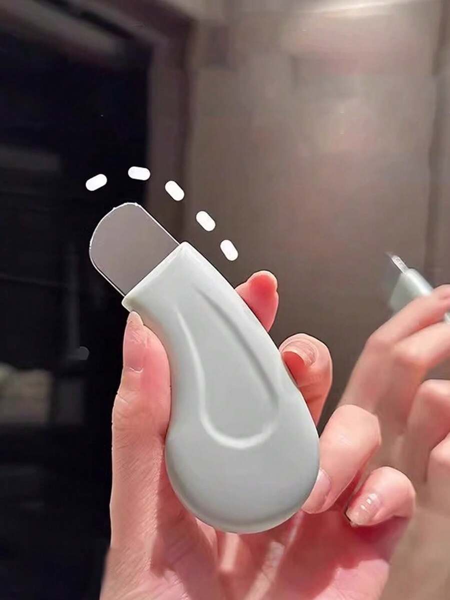 1 件手动黑头刮刀，家用美容祛痘去角质仪器，毛囊痤疮黑头清洁美容去角质刀工具，不锈钢美容黑头去除清洁刮刀 - 彩色 - 查看 1