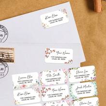 Personalized Floral Theme Address Labels - Customizable Return Address Stickers, Suitable For Letters, Cards And Gift Packages - Perfect For Home Office, Celebrations And Daily Mail - Waterproof And Easy To Apply Customized Labels - Elegant Floral Design Adds A Stylish Touch To Your Mail - Ideal For Weddings, Parties And Special Occasions - High Quality And Durable Address Labels, Meet All Your Mailing Needs, Holiday Calendar - Style D - View 5