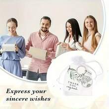 36 件生命之树钥匙扣礼品套装包括 12 个钥匙扣、12 个纱布袋和 12 张感谢卡、派对纪念品、感恩节、婚礼、毕业典礼、教师节和护士感谢礼物