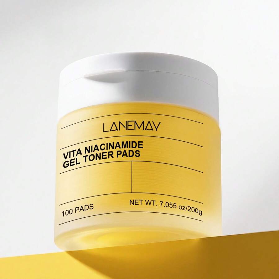 Vita烟酰胺洁面棉片，清洁并收缩毛孔，温和不刺激，深层补水保湿，适合所有肤质。 - 白色 - 查看 1