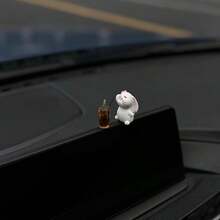 Mini Cute Coffee Cup Rabbit/Dog Decor Ornament For Car Interior Dashboard - Multicolor - View 11